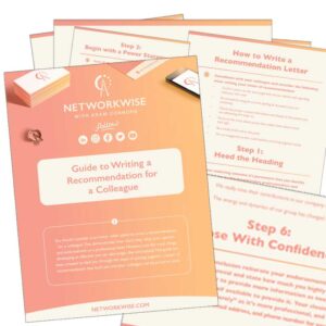 Guide to Writing a Recommendation for a Colleague